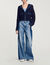 C&aacute;rdigan con detalles denim