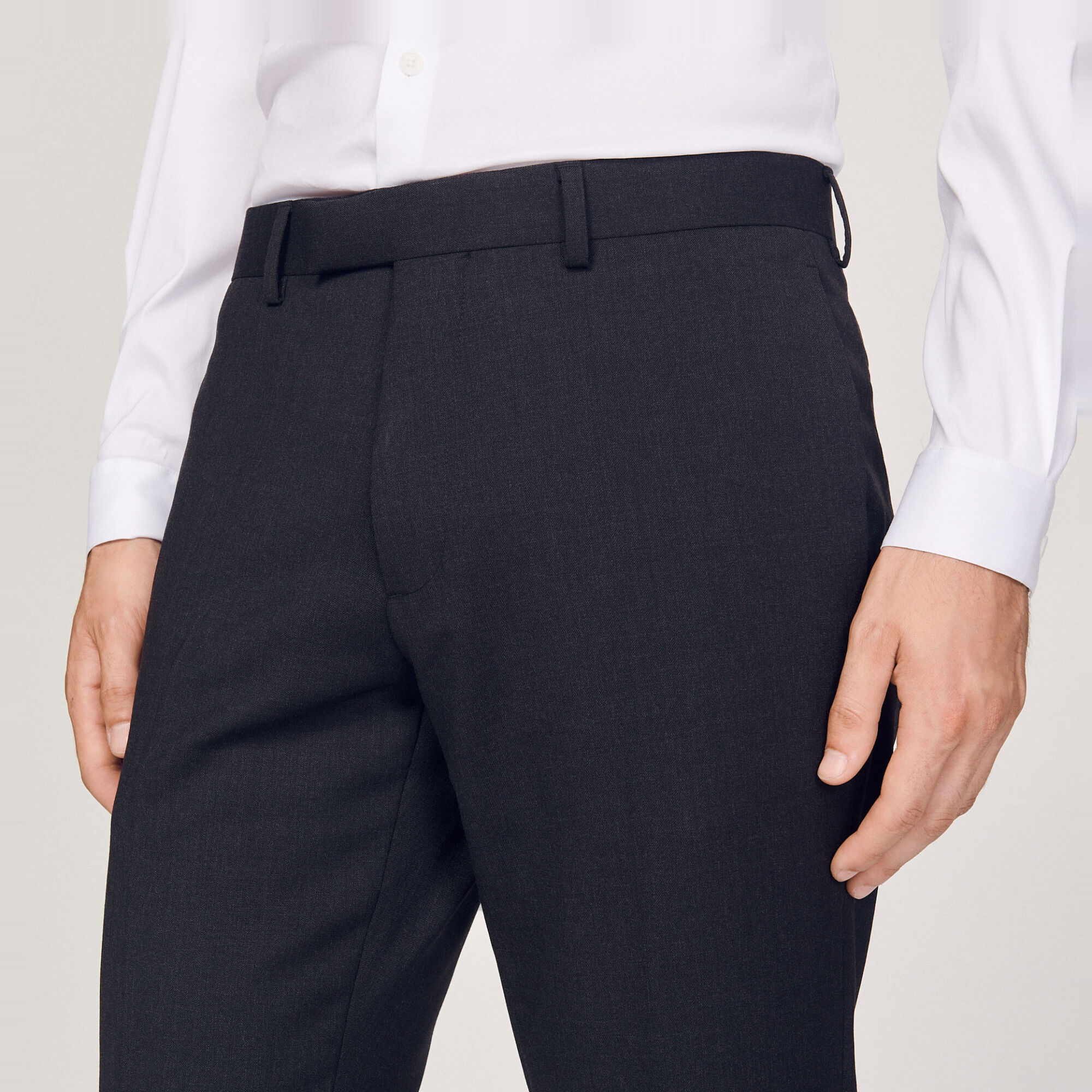 Pantalón de traje de lana
