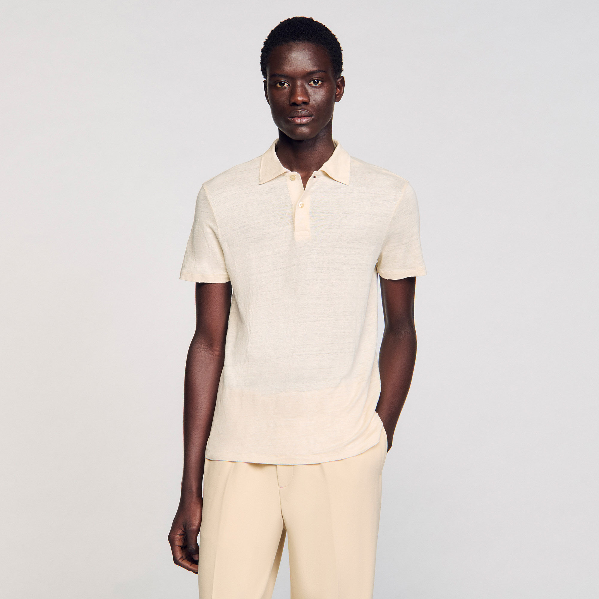 Polo de lino
