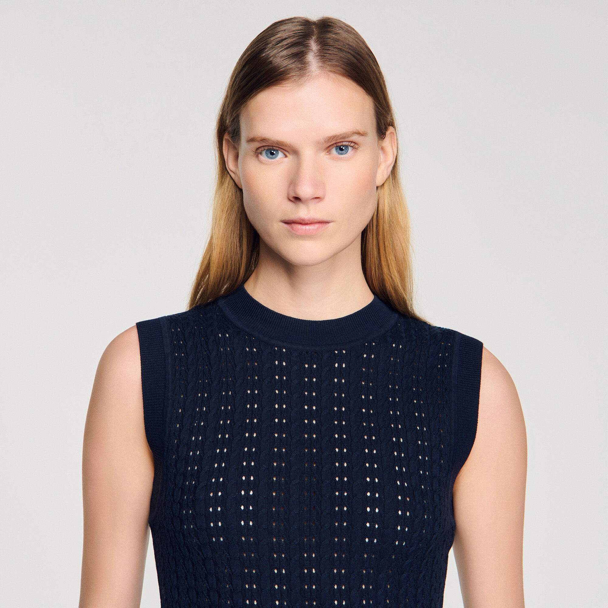 Jersey corto de punto texturizado