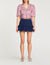 Camisa a rayas con volantes