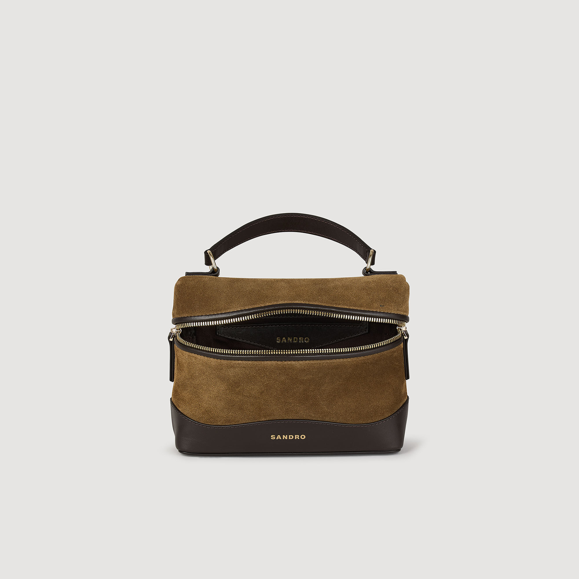 Bolso TANGOSO vanity cuero y ante