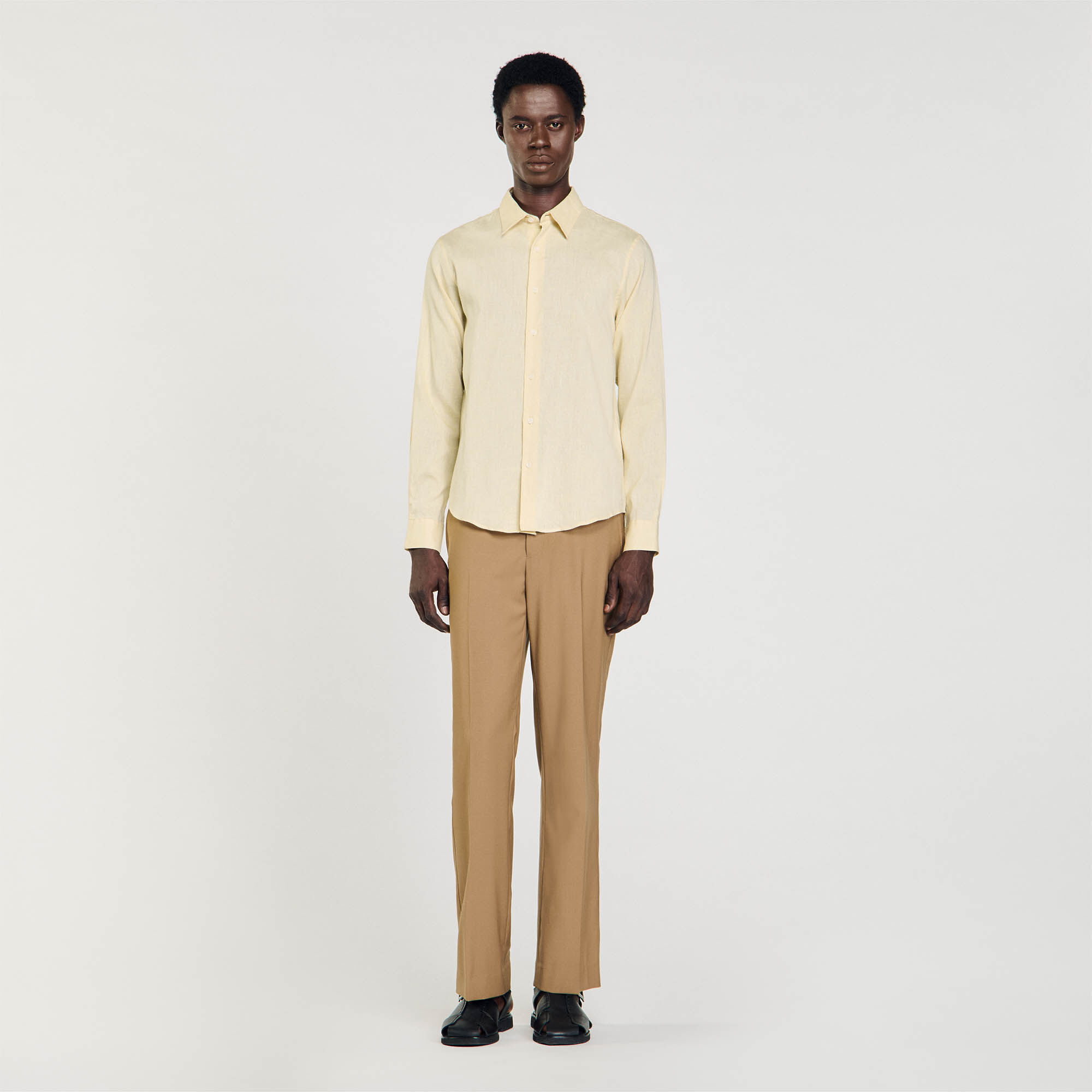 Camisa de corte clasico Natural Men Sandro Paris