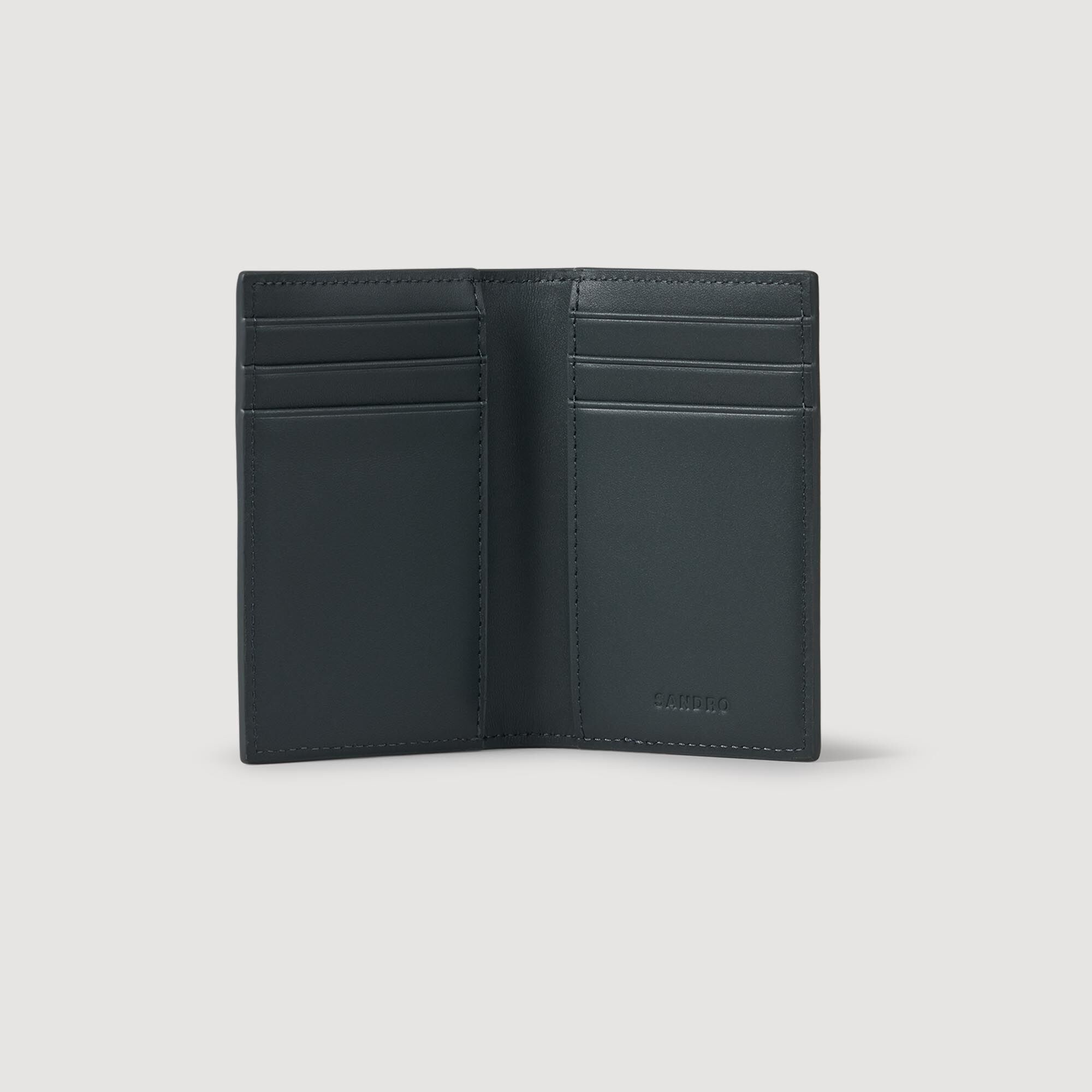 Cartera de cuero reconstituido