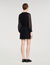 Vestido corto con mangas largas