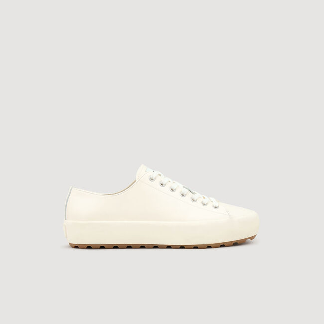 Zapatillas bajas de serraje