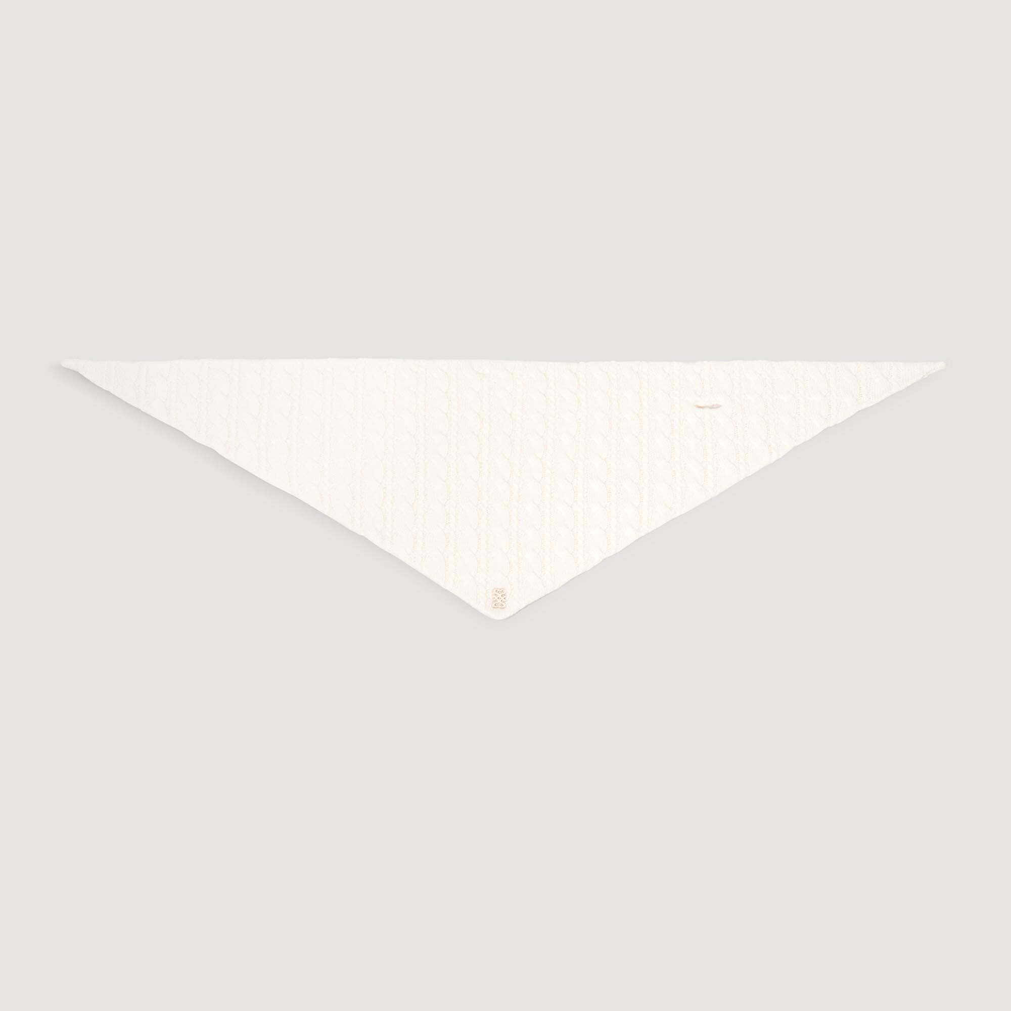 Bandana de punto trenzado