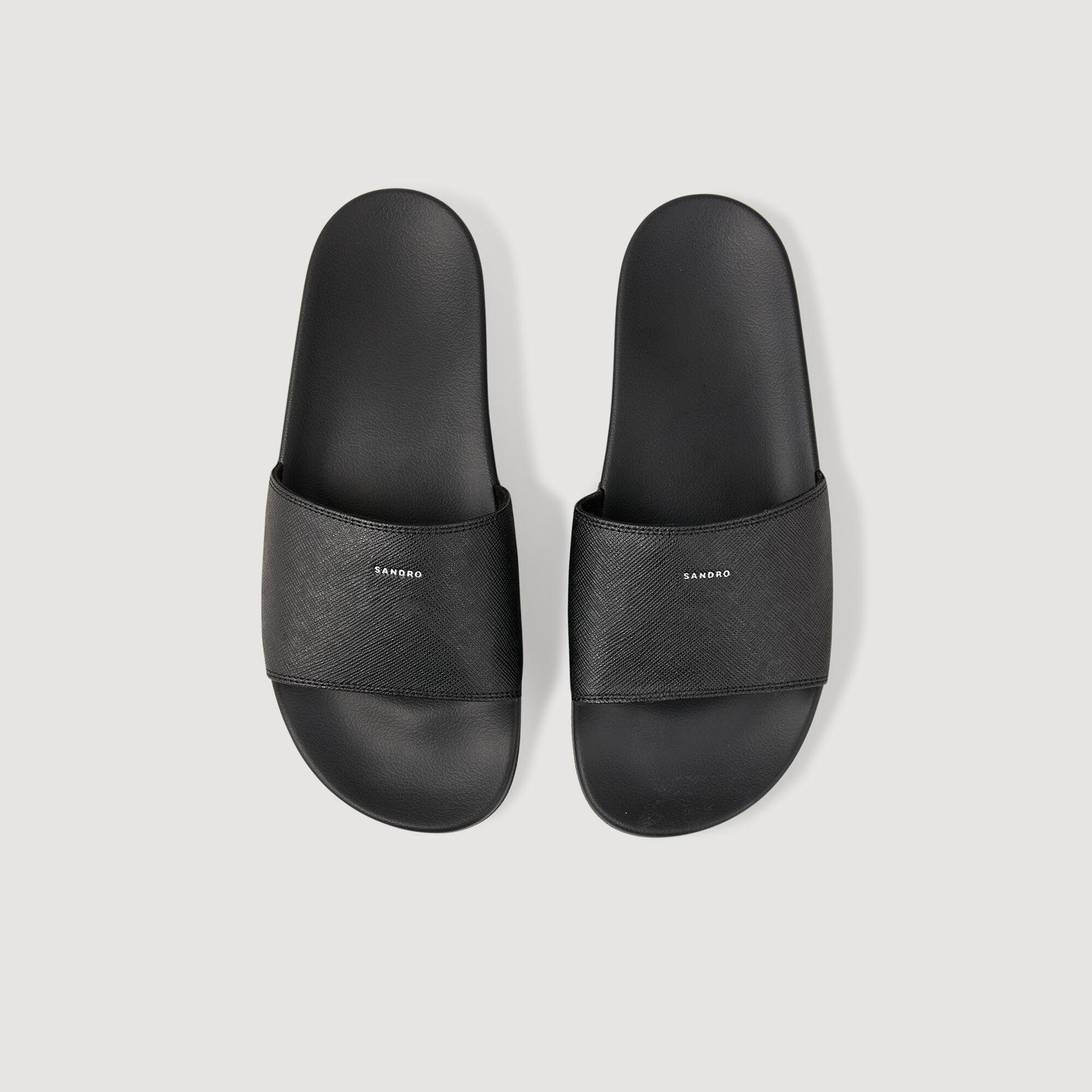 Sandalias de cuero regenerado
