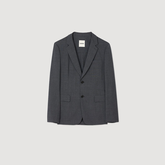 Chaqueta de traje en lana