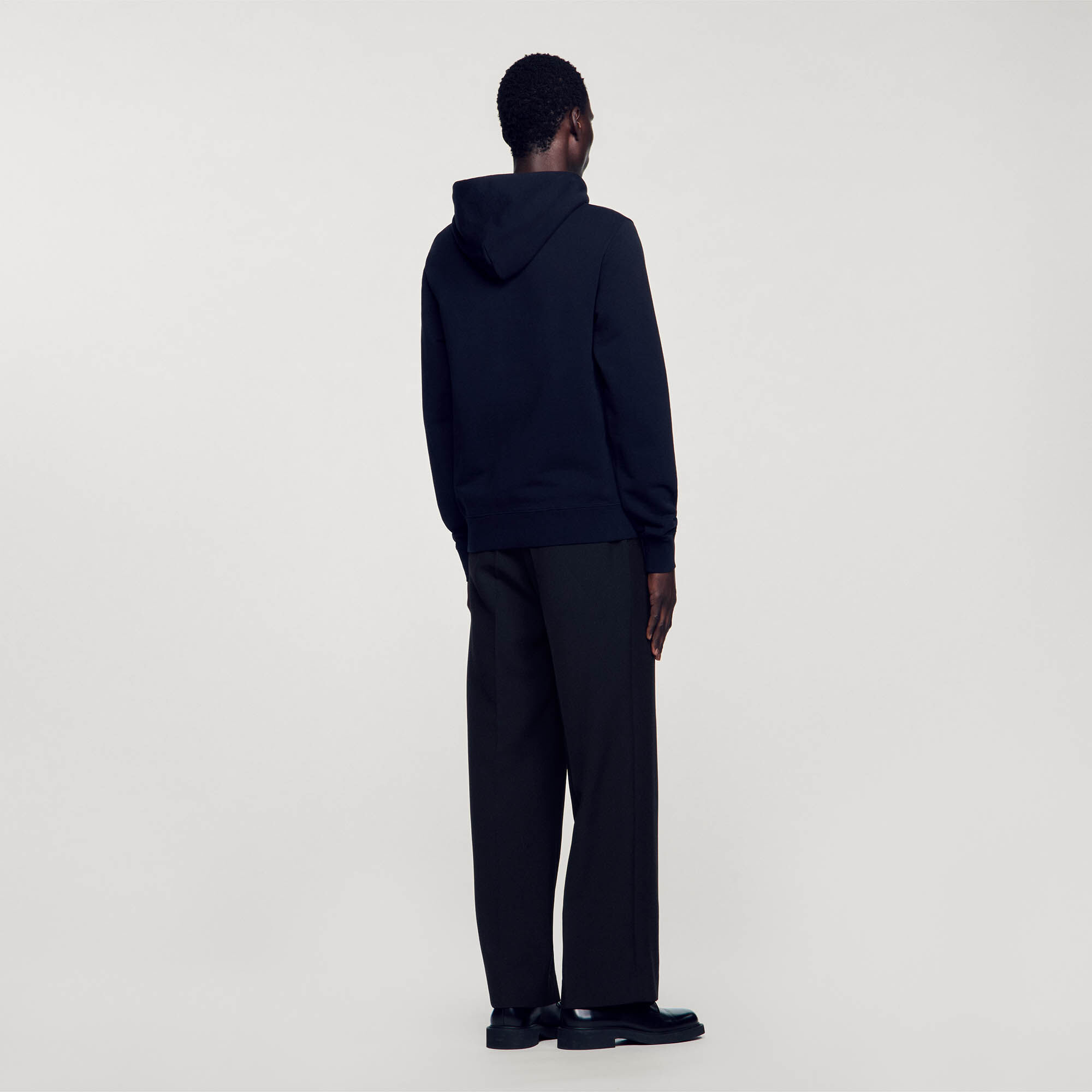 Sudadera hombre bordado algodón orgánico
