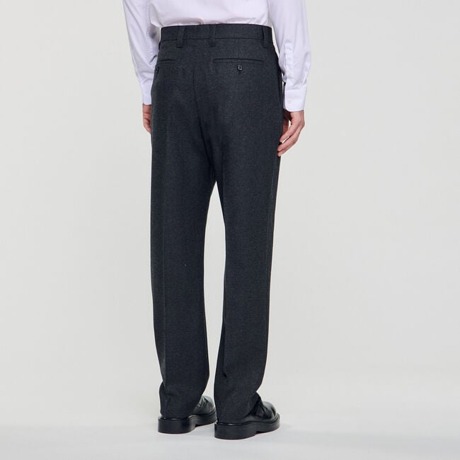Pantalón de traje de lana