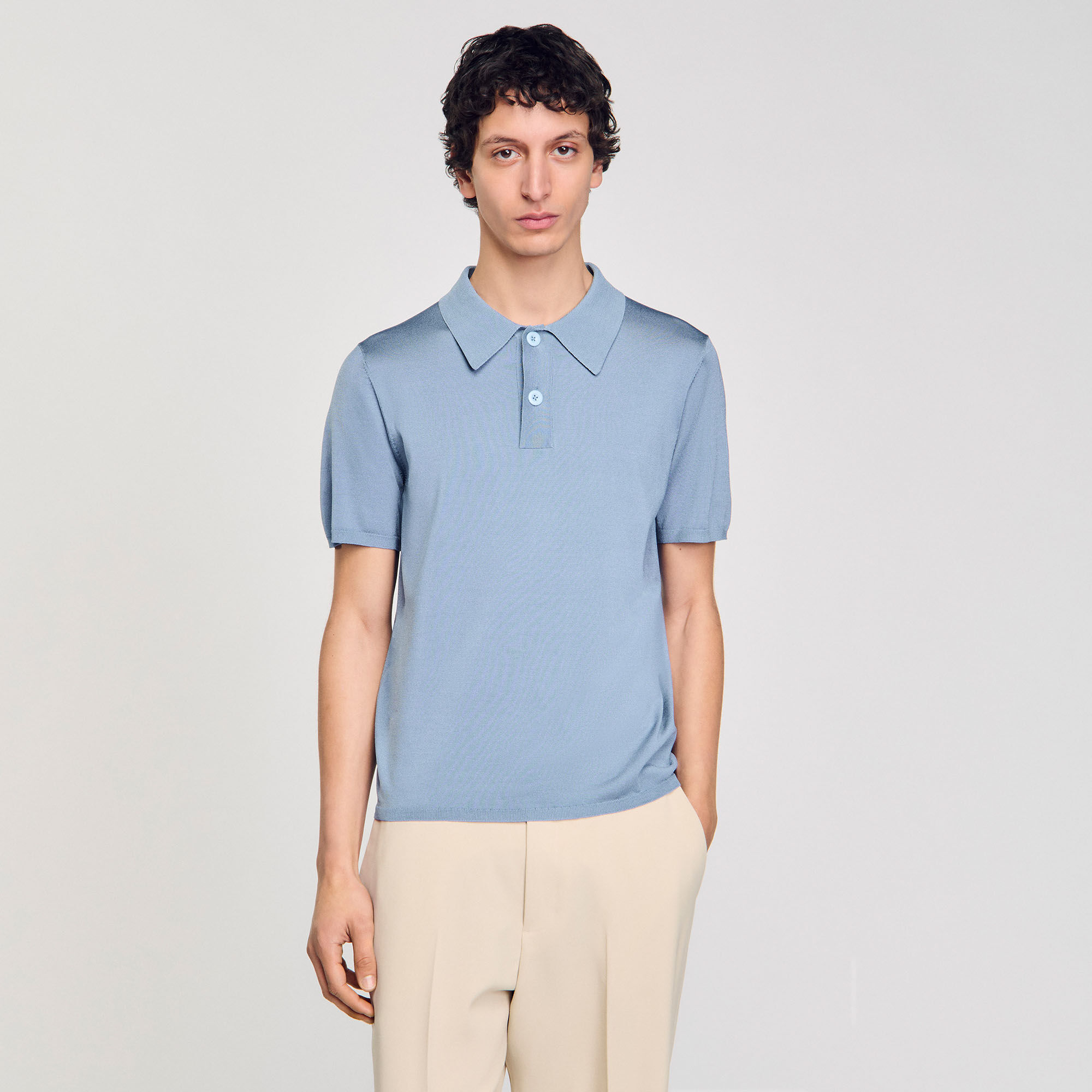 Polo de manga corta de punto