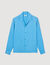Camisa fluida de cuello estilo tiburón