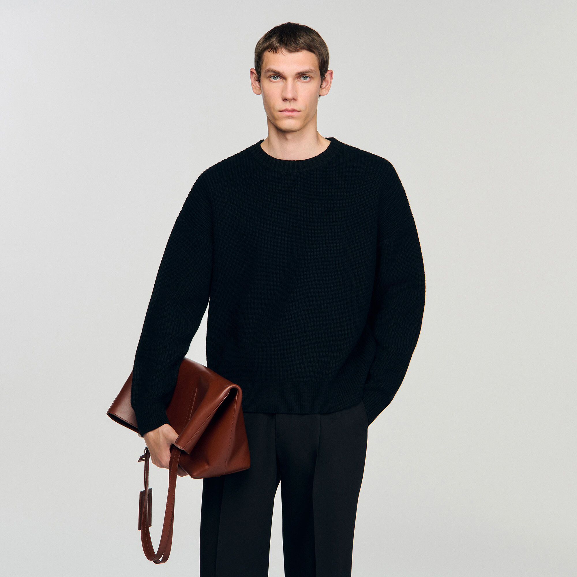 Bolso tote de cuero