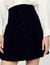 Falda corta de punto de terciopelo