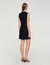 Vestido corto con aberturas