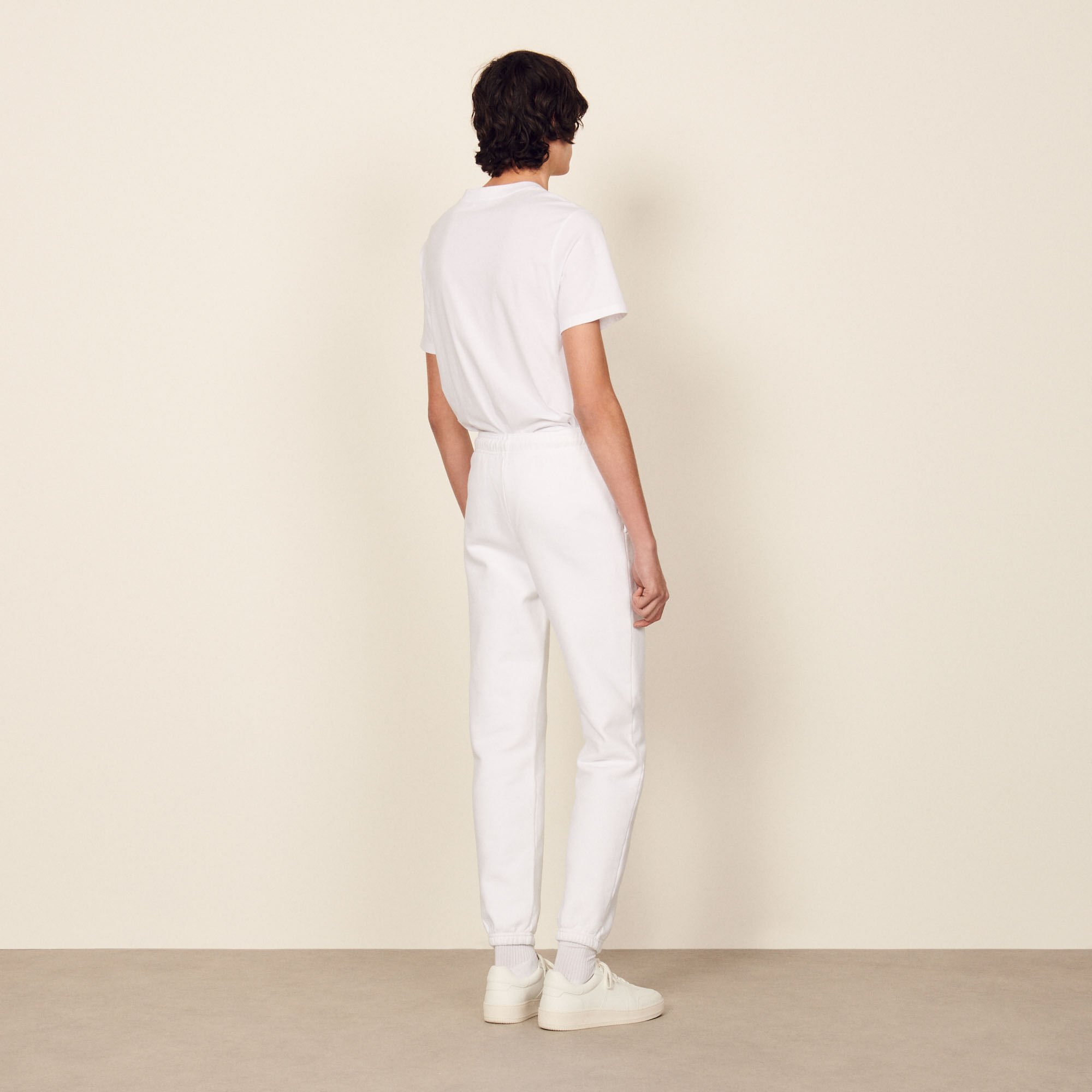 Pantalón de jogging de muletón bordado