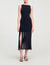 Vestido largo de punto con flecos - Mujer | Sandro