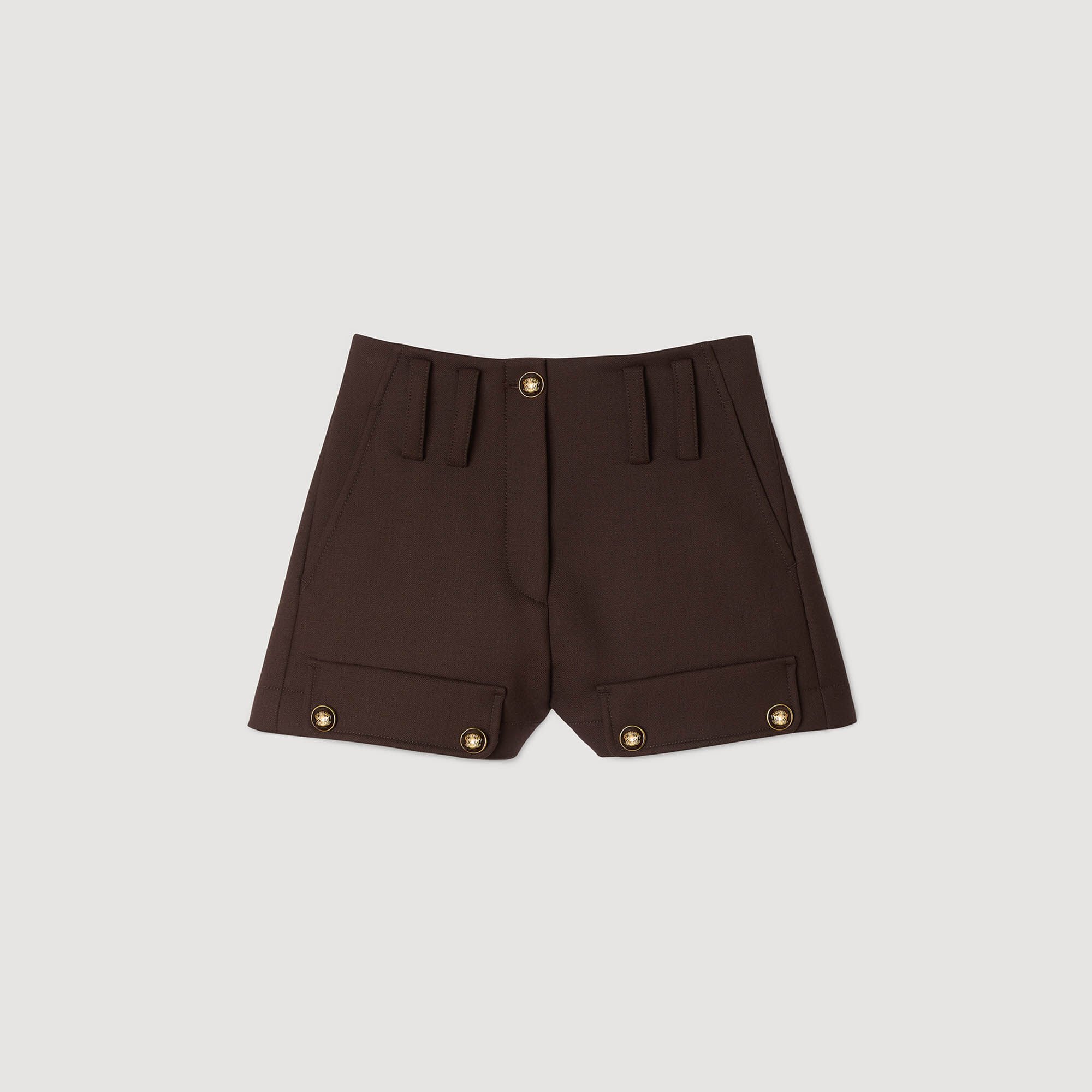 Pantalón corto carpenter con botones