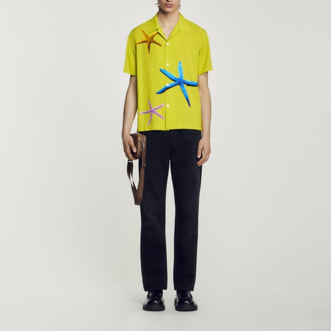 Camisa con estampado estrellas de mar