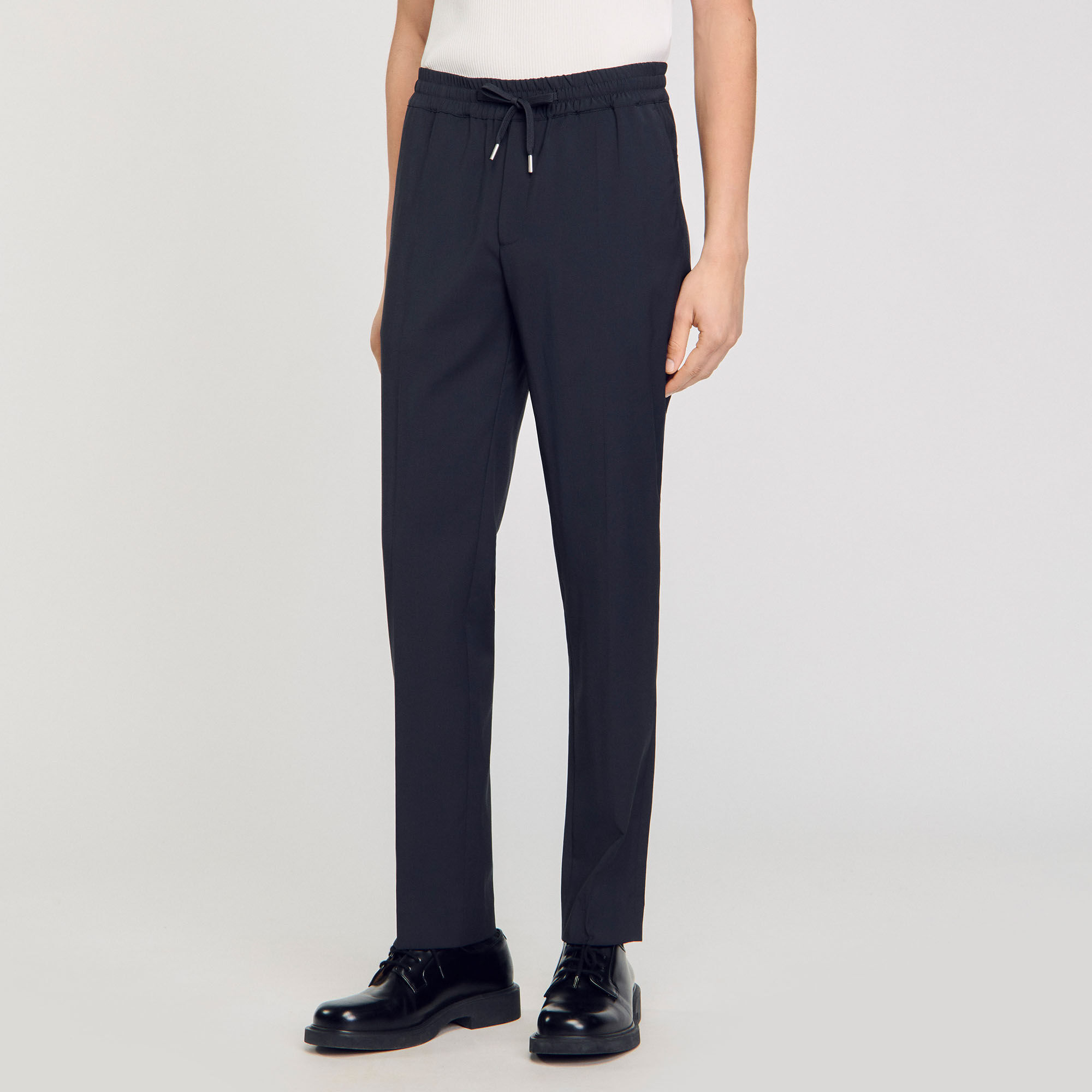 Pantalón recto elástico