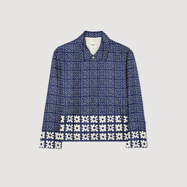 Chaqueta con estampado floral