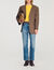 Chaqueta oversize de cuadros - Mujer | Sandro