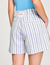 Pantalón corto a rayas
