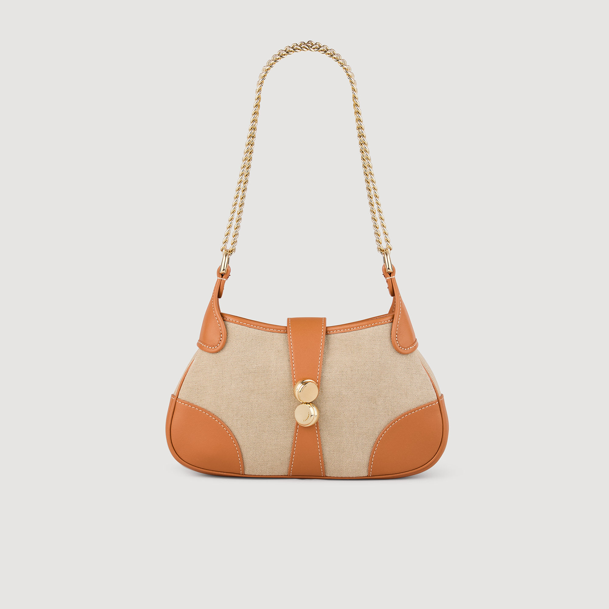 Bolso Janet de lona y cuero