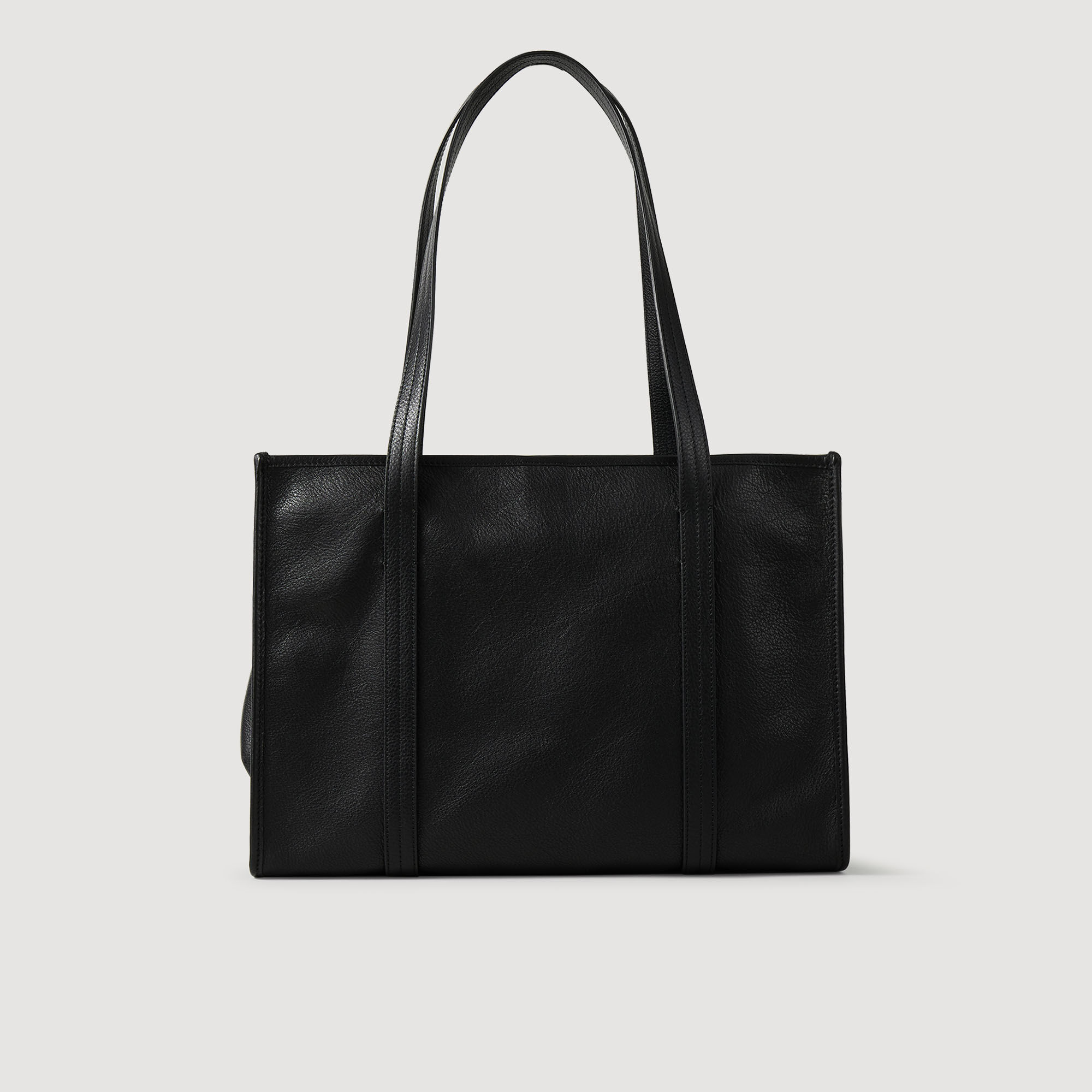 Bolso tote de cuero flexible