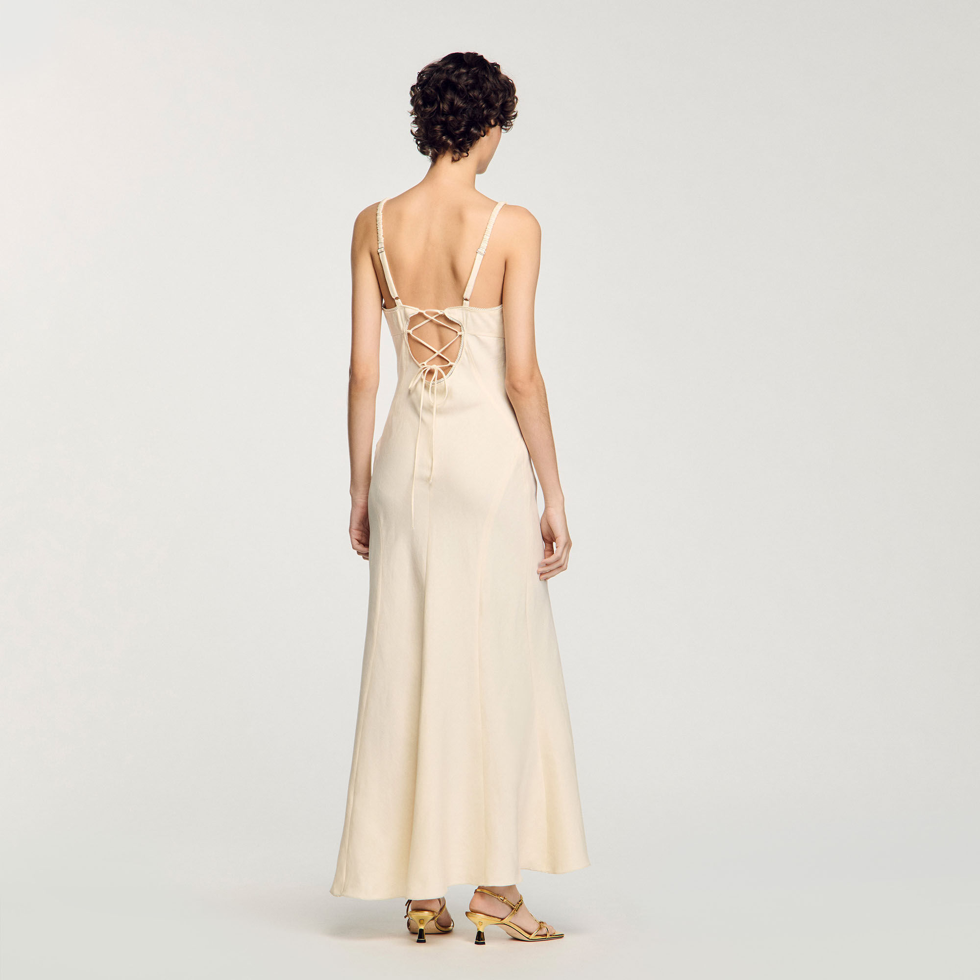 Vestido largo de tirantes