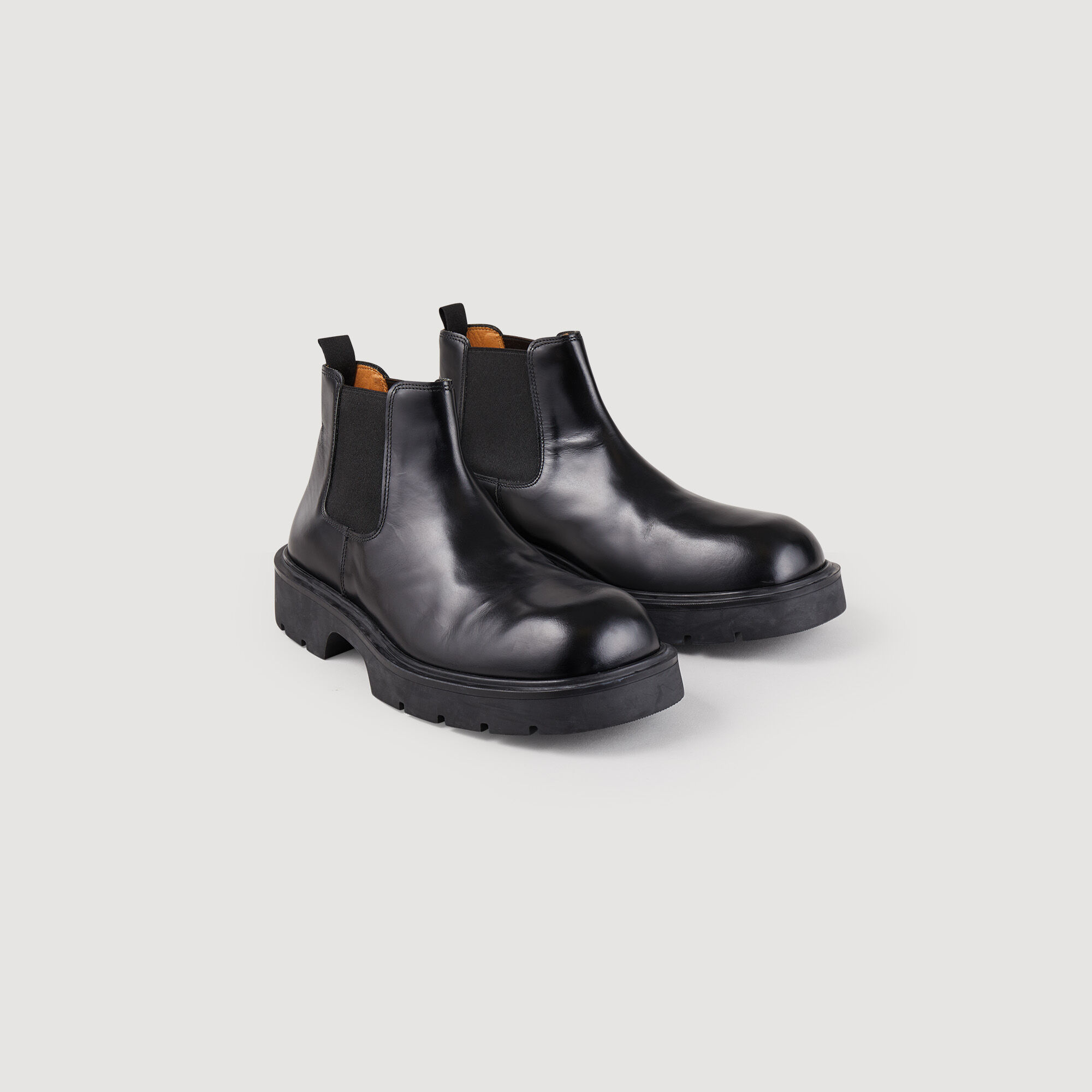Botines de piel