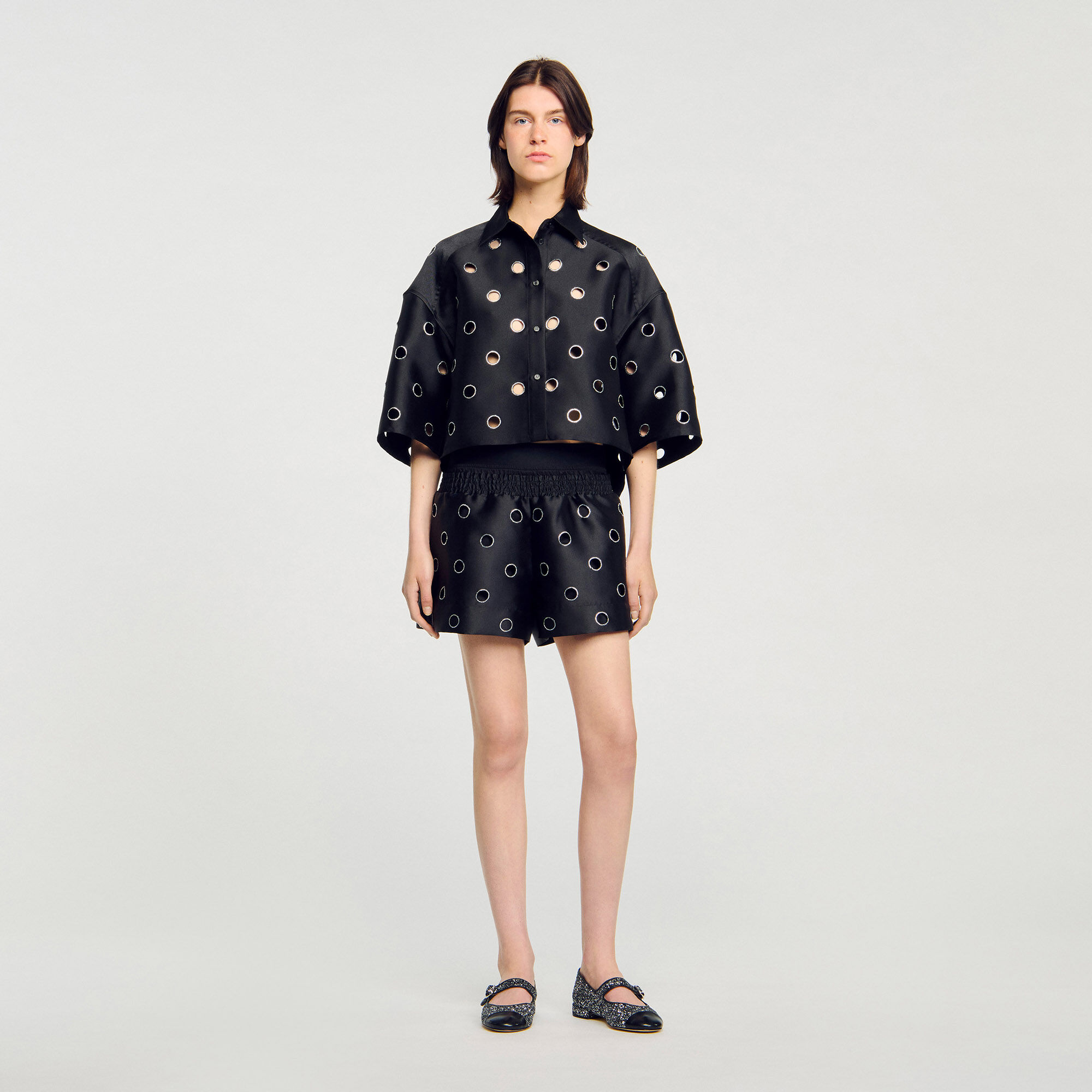 Camisa con strass