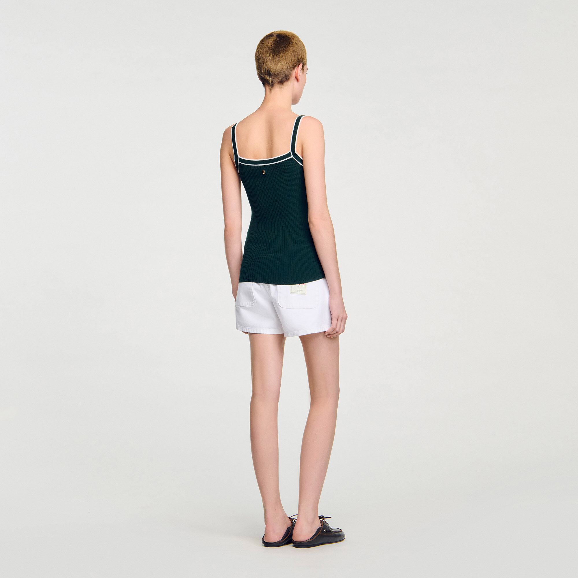 Camiseta de tirantes bicolor