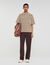 Camisa cárdigan de jacquard cuerda