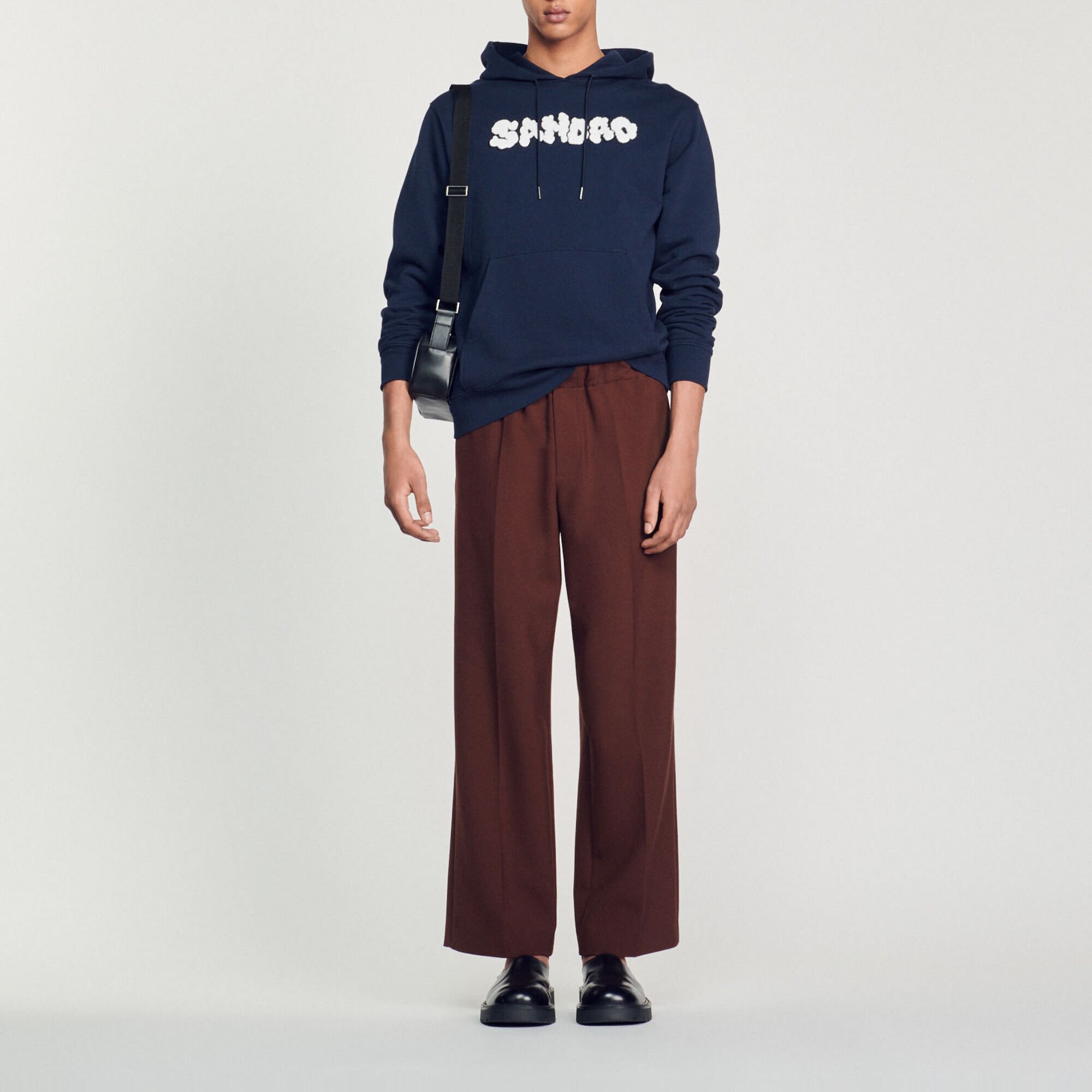 Sudadera con capucha con bordado Sandro