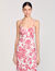 Vestido largo con estampado floral