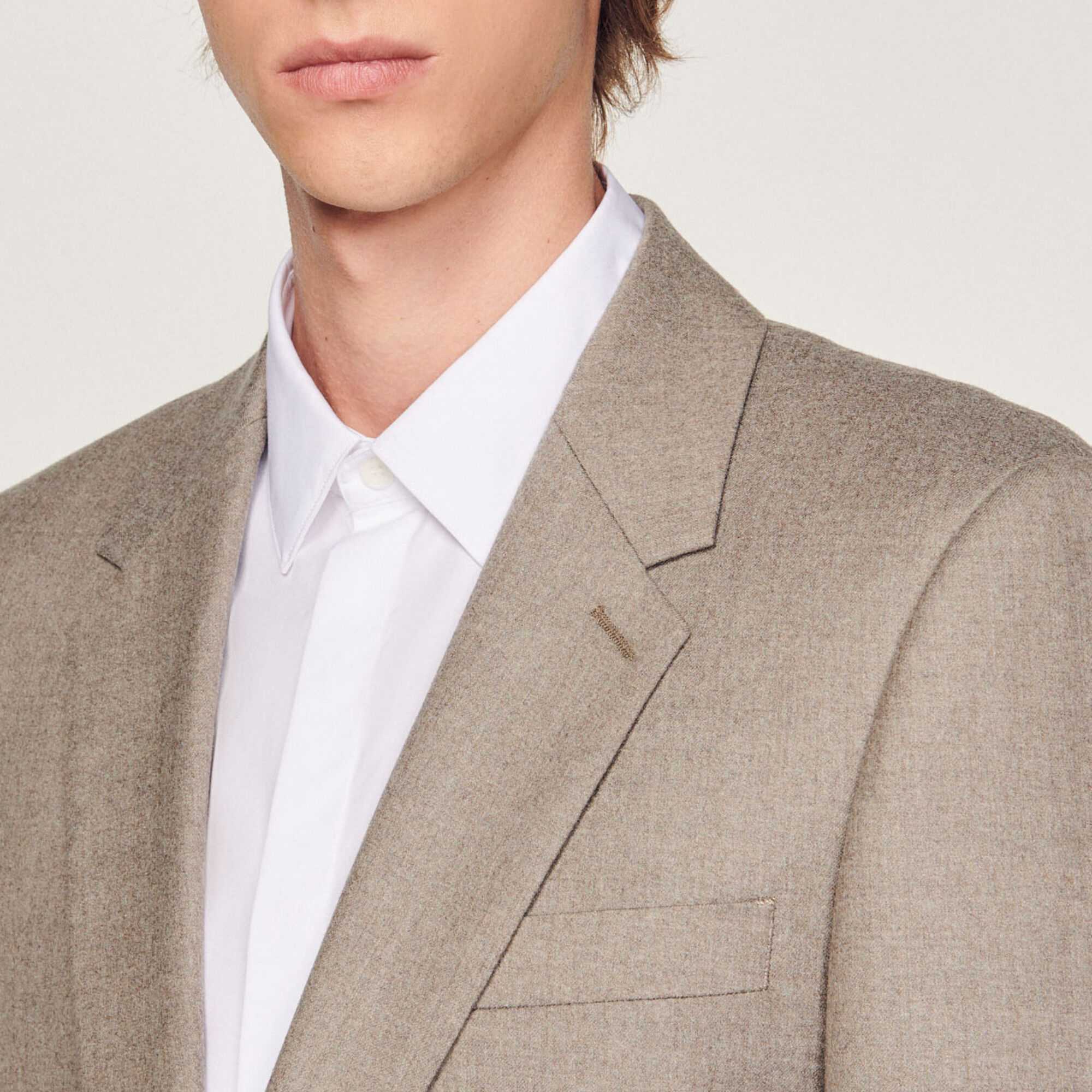 Chaqueta de sastre de franela