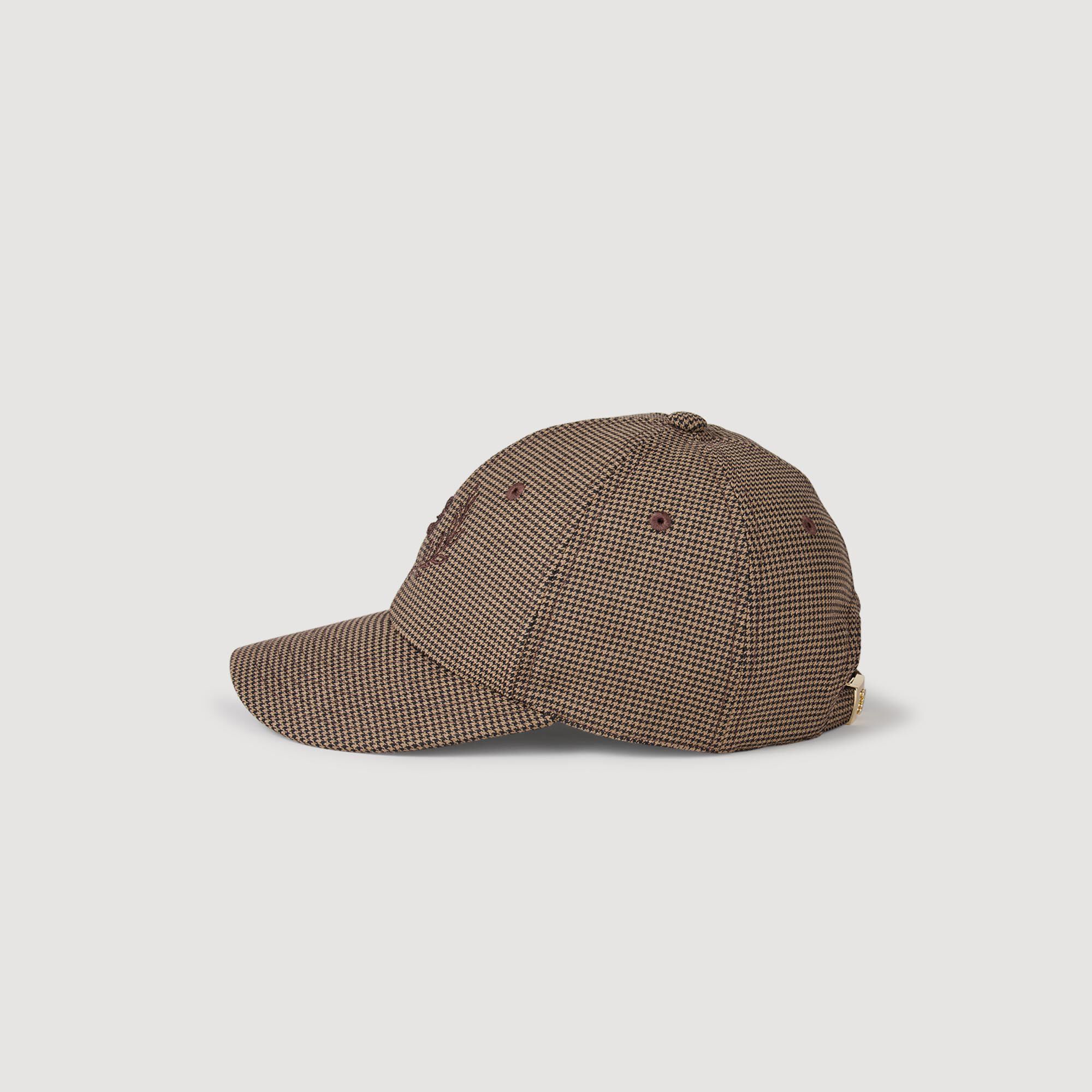 Gorra estampado pied de puce