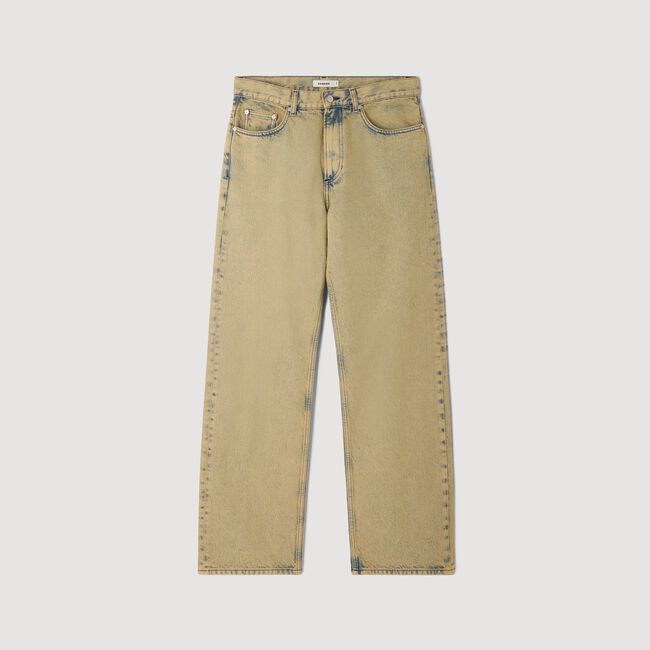Vaquero baggy efecto deste&ntilde;ido