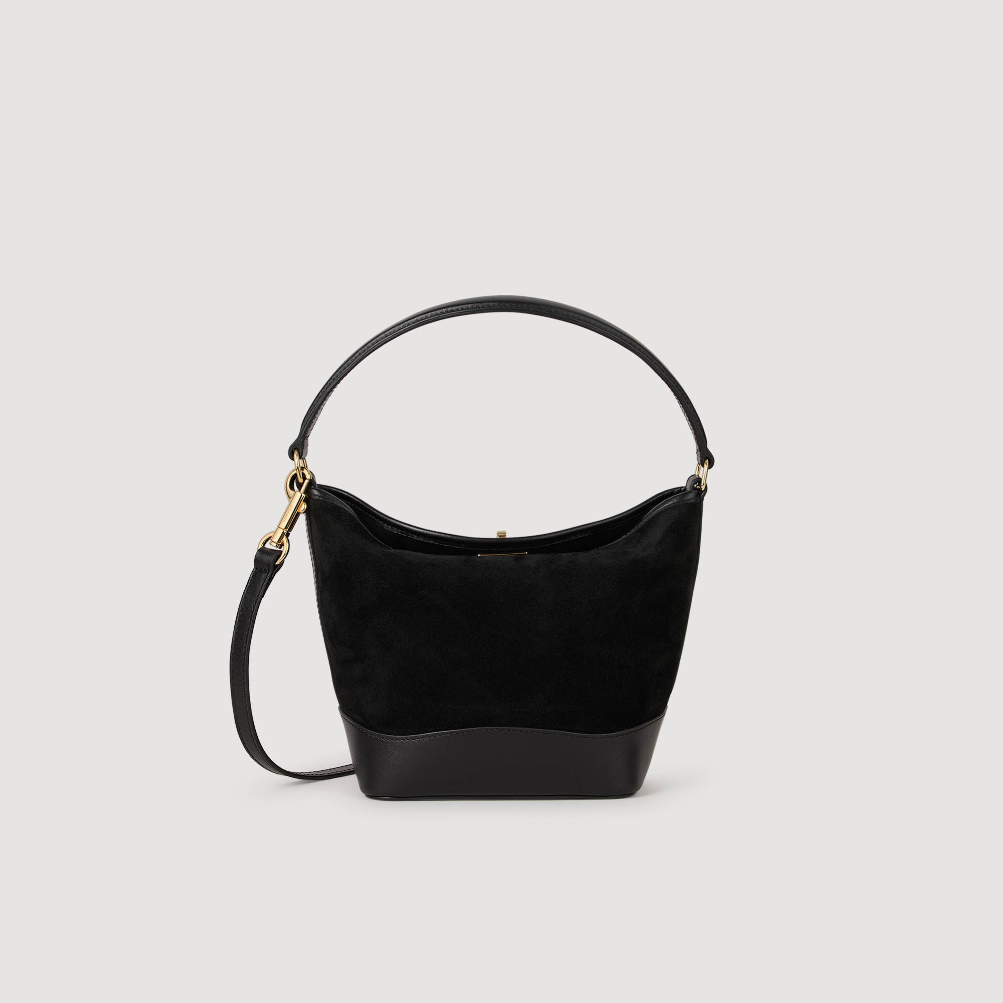 Bolso saca TANGOSO de ante y cuero