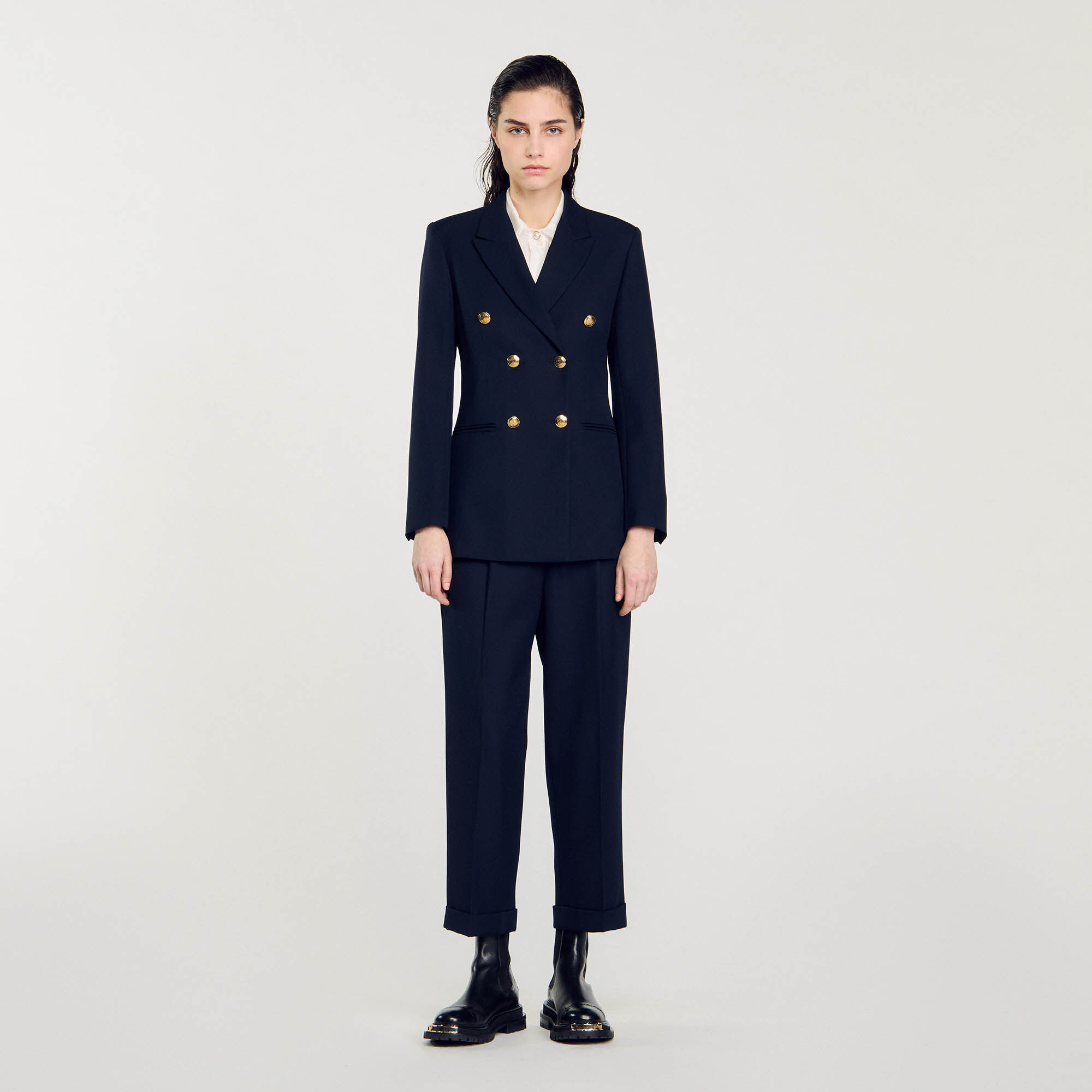 Chaqueta de sastre con doble botonadura