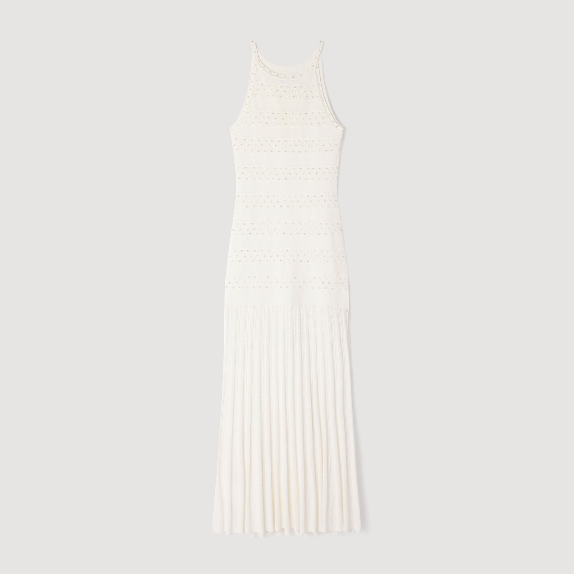 Vestido largo con pedrería