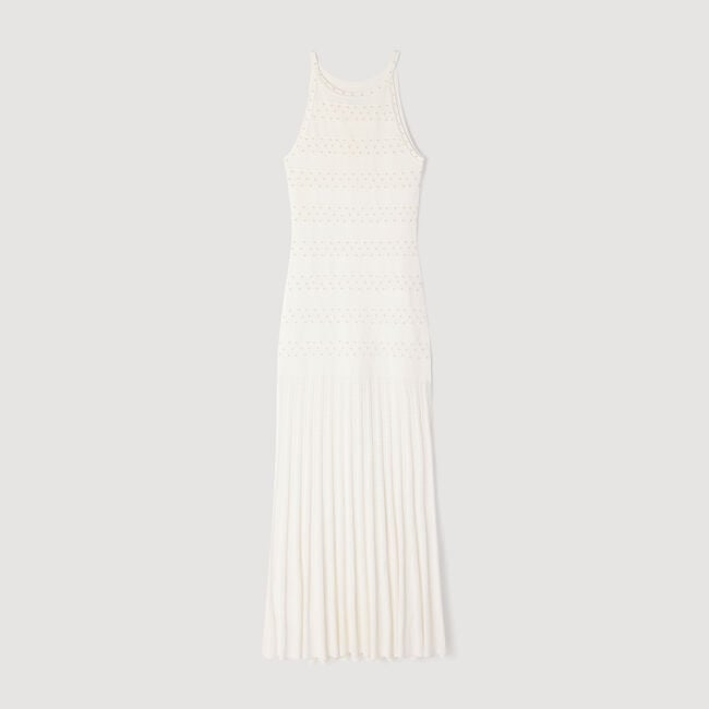 Vestido largo con pedrería