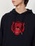 Sudadera con capucha con parche