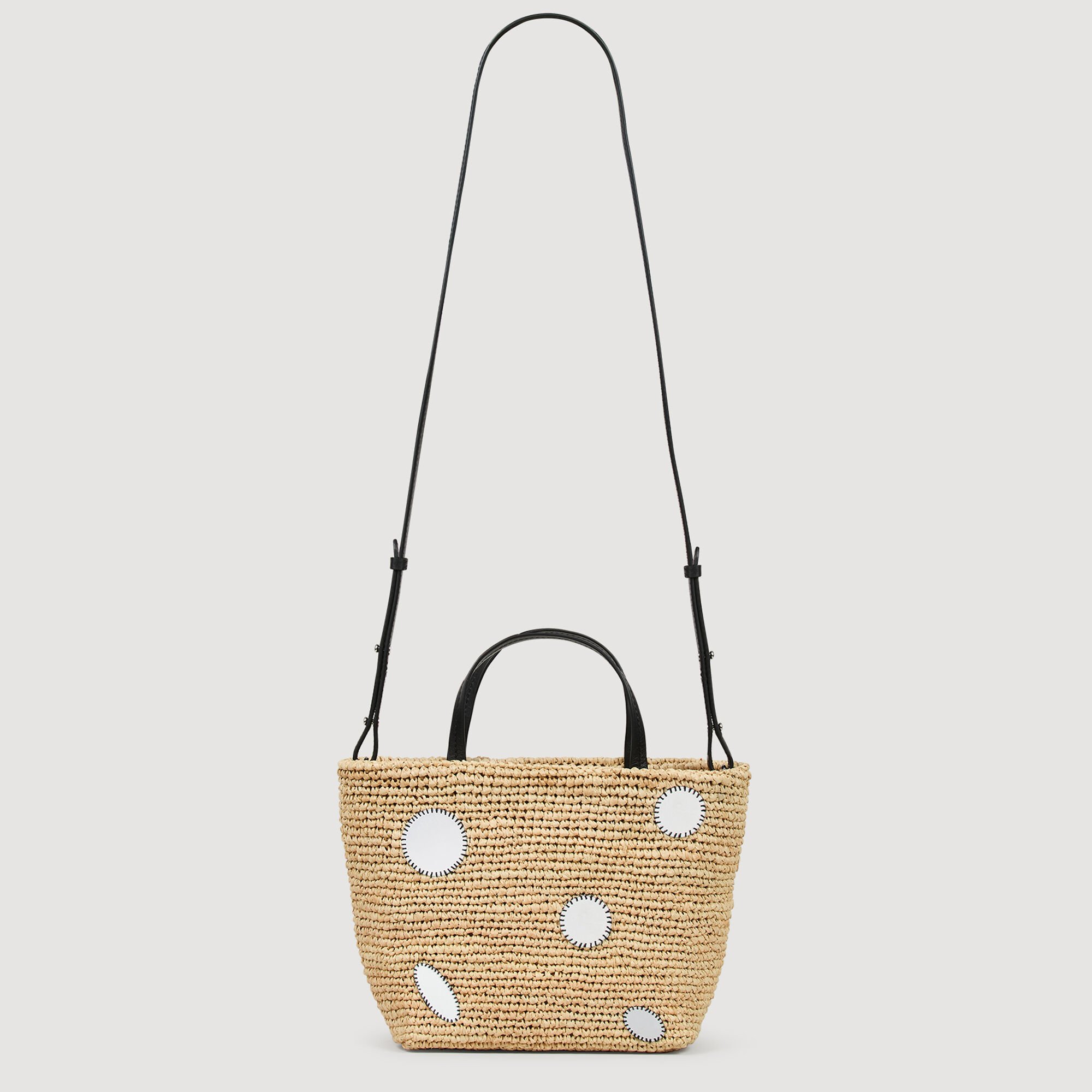 Bolsa cesta de rafia