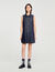 Vestido corto de denim