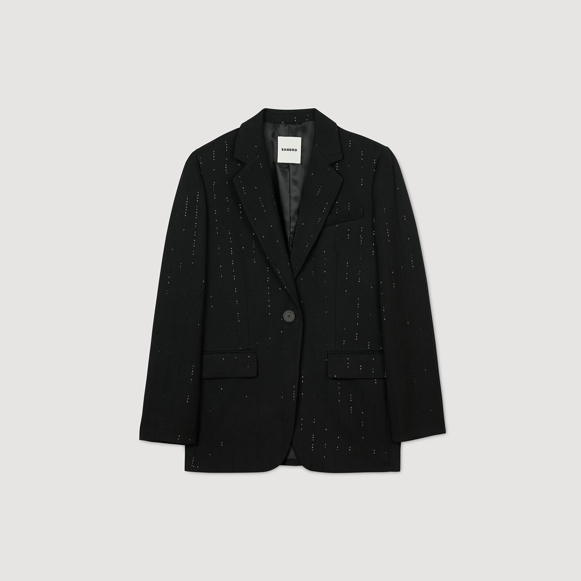 Chaqueta de traje con lentejuelas