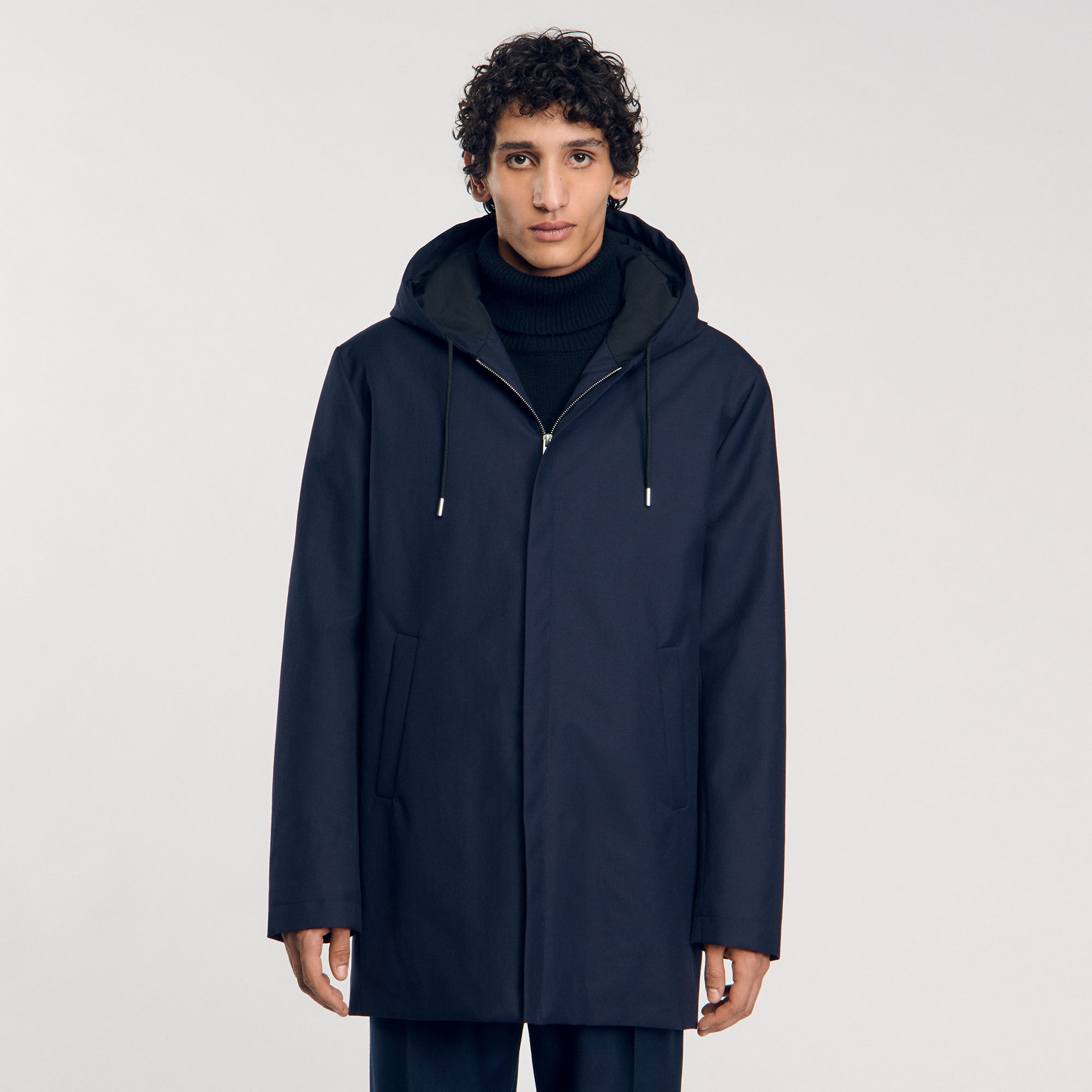 Parka acolchada con capucha - Hombre | Sandro