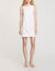 Vestido corto con detalles de strass